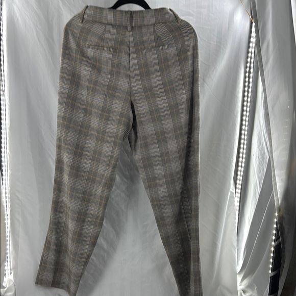 Women’s Nine West Plaid Pants in brown, blue and tan - Picture 3 of 10